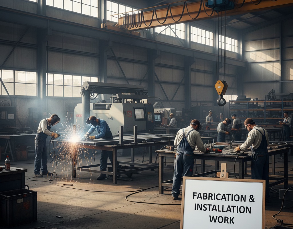 fabrication & installation work