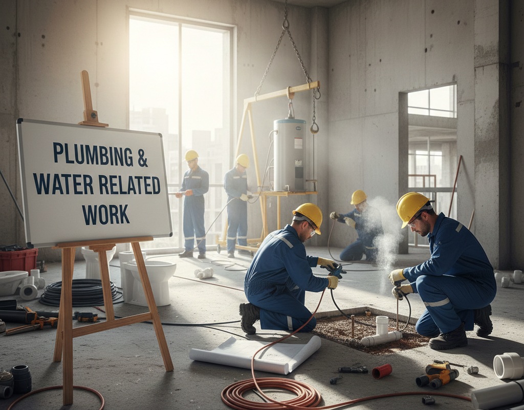 plumbing & water related work
